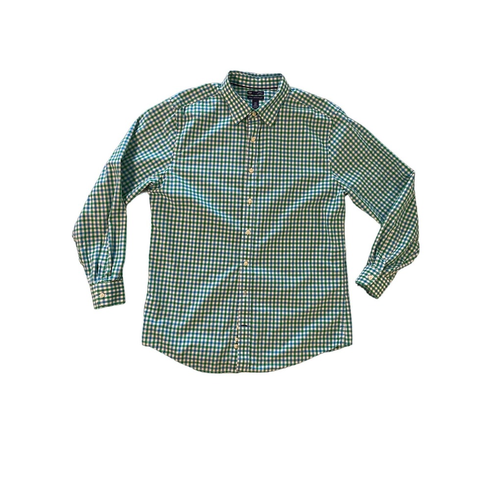 Gap men’s XL slim, fit plaid button up shirt